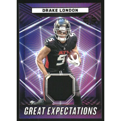2023 Panini Illusions Great Expectations Materials #81 Drake London