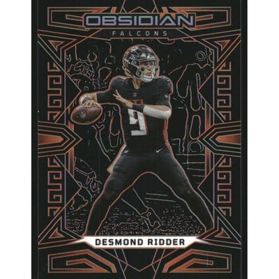 2023 Panini Obsidian Electric Etch Orange #3 Desmond Ridder