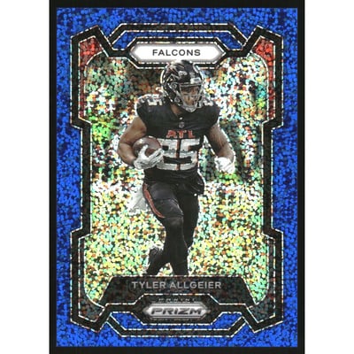 2023 Panini Prizm Prizms Blue Sparkle #14 Tyler Allgeier