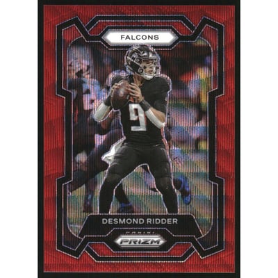 2023 Panini Prizm Prizms Red Wave #9 Desmond Ridder