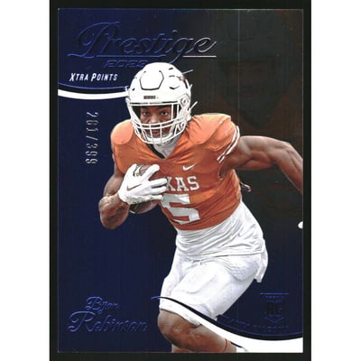 2023 Prestige Xtra Points Blue #304 Bijan Robinson