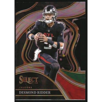 2023 Select Prizm Black and Green Die Cut #275 Desmond Ridder