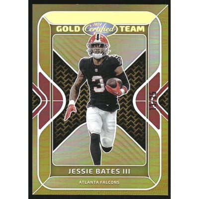 2024 Certified Gold Team Mirror Gold #14 Jessie Bates III