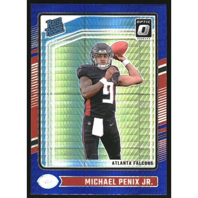 2024 Donruss Optic Blue Hyper #279 Michael Penix Jr. RR