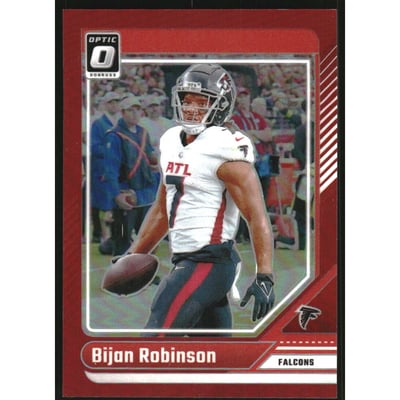 2024 Donruss Optic Red #8 Bijan Robinson