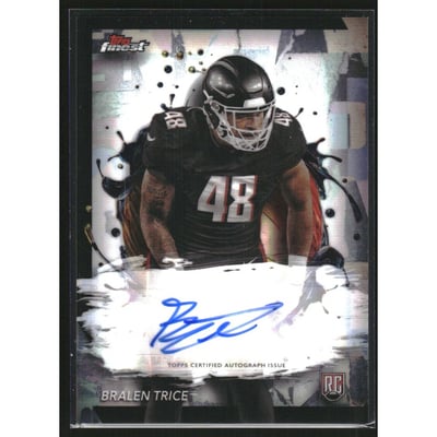 2024 Finest Rookie Autographs #RFABT Bralen Trice
