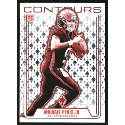 2024 Panini Phoenix Contours #3 Michael Penix Jr.