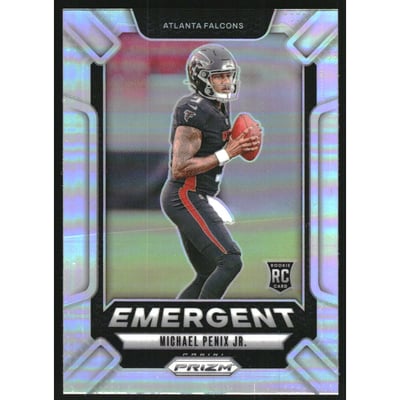 2024 Panini Prizm Emergent Prizms Silver #20 Michael Penix Jr.