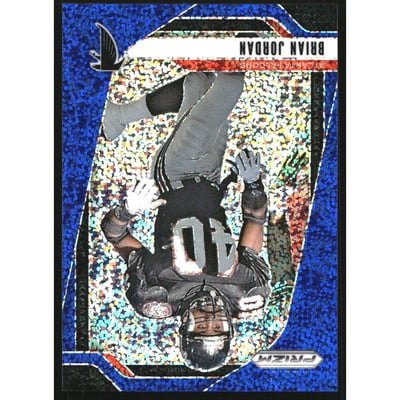 2024 Panini Prizm Prizms Blue Sparkle #17 Brian Jordan