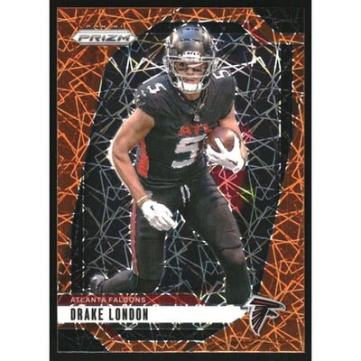 2024 Panini Prizm Prizms Lazer #12 Drake London