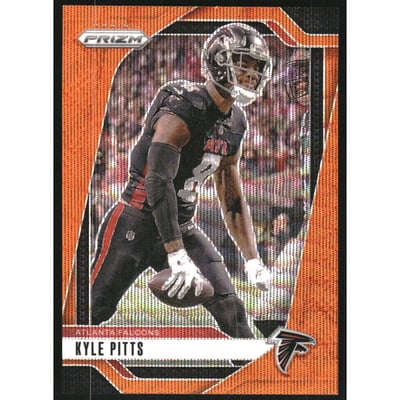 2024 Panini Prizm Prizms Orange Wave #13 Kyle Pitts