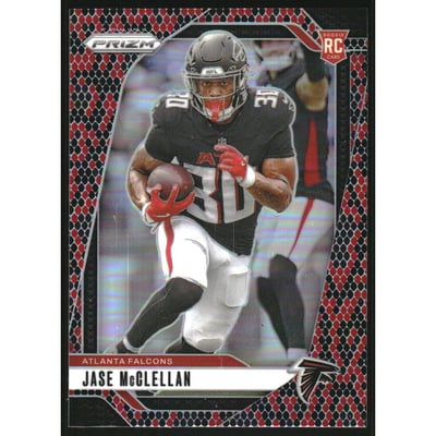 2024 Panini Prizm Prizms Snakeskin #342 Jase McClellan
