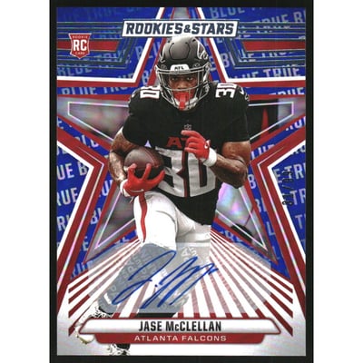 2024 Rookies and Stars Signatures True Blue #143 Jase McClellan/99