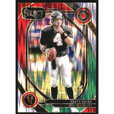 2024 Select Prizm Green and Red Shock #211 Brett Favre