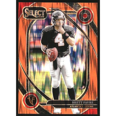 2024 Select Prizm Orange Shock #211 Brett Favre/399