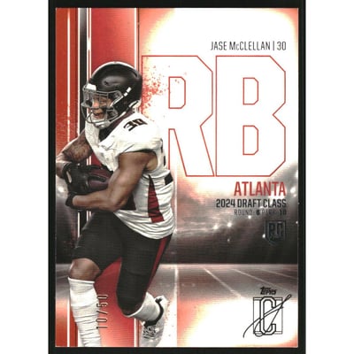 2024 Topps Signature Class Orange #65 Jase McClellan