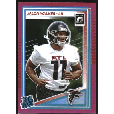 2025 Donruss Optic Pink #290 Jalon Walker RR