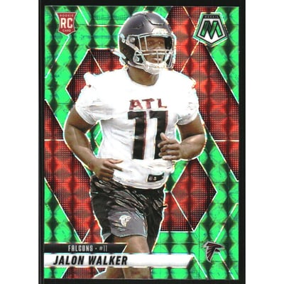 2025 Panini Mosaic Mosaic Green #377 Jalon Walker