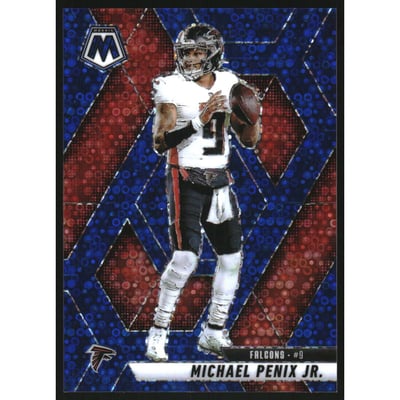 2025 Panini Mosaic Mosaic No Huddle Blue #51 Michael Penix Jr.
