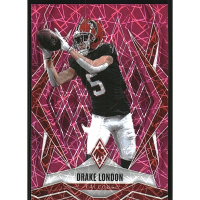 2025 Panini Phoenix Pink Lazer #126 Drake London