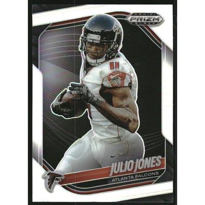 2025 Panini Prizm Black Prizms White #4 Julio Jones