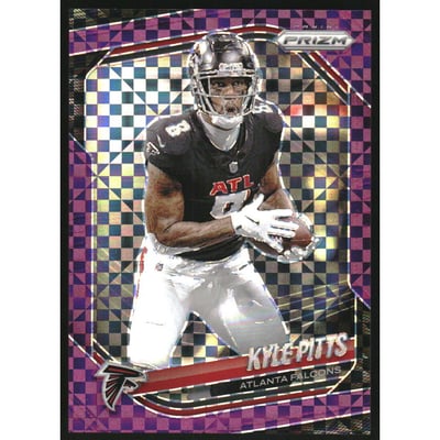 2025 Panini Prizm Prizms Purple Power #222 Kyle Pitts