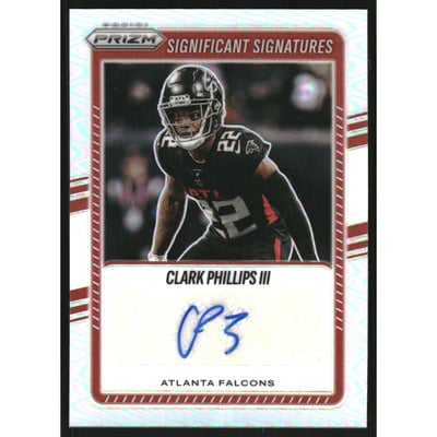 2025 Panini Prizm Significant Signatures #59 Clark Phillips III