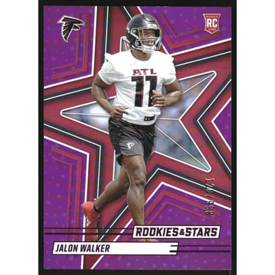 2025 Rookies and Stars Purple #134 Jalon Walker