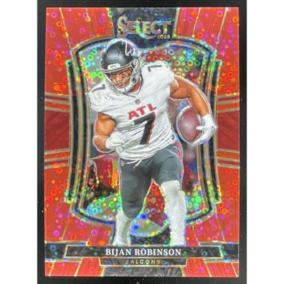 2025 Select Prizm Red Disco #148 Bijan Robinson /49