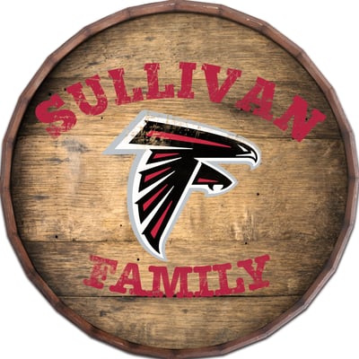 Atlanta Falcons 24" Personalized Barrel Top
