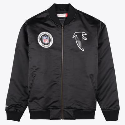 Chaqueta bomber negra de los Atlanta Falcons - Hombre