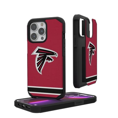 Atlanta Falcons iPhone Rugged Stripe Design Case