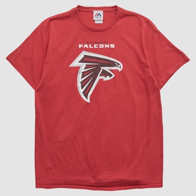 Atlanta Falcons Majestic 2010s T-shirt - Red - S by Fanatics Real Vintage