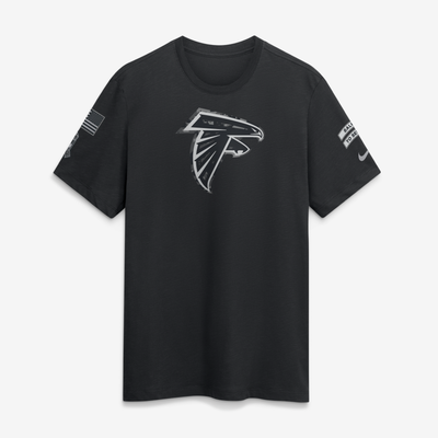 Camiseta de manga corta de tejido slub Nike Salute To Service del Atlanta Falcons - Hombre