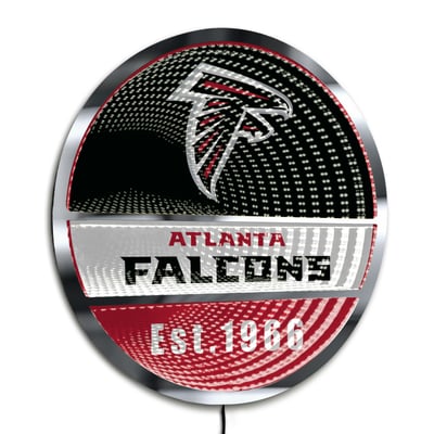 Atlanta Falcons Three-Cell Circular Infinity Light