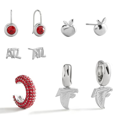 BaubleBar Atlanta Falcons Mixed Earring Set
