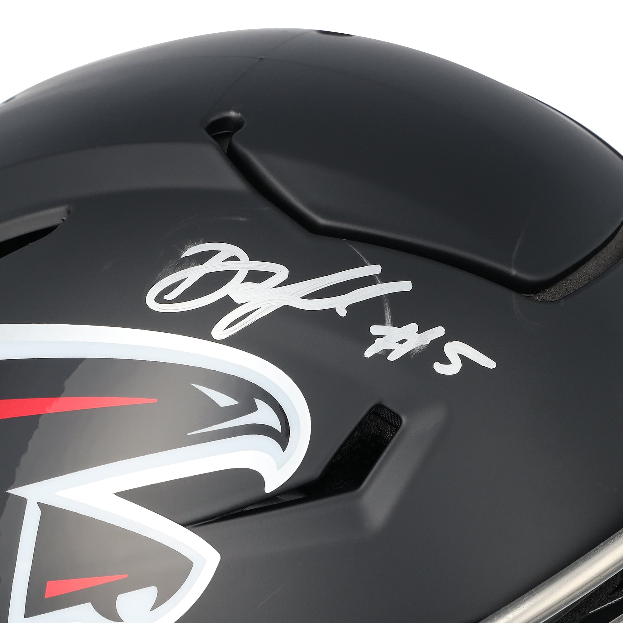Drake London Atlanta Falcons Autographed Riddell Speed Flex Authentic Helmet