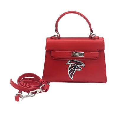 Atlanta Falcons FABGATING by Cuce Team Color Vegan Leather Mini Purse