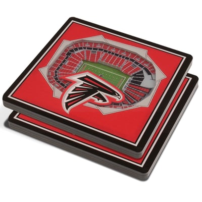 Atlanta Falcons Fanpoint 3D StadiumView Coasters