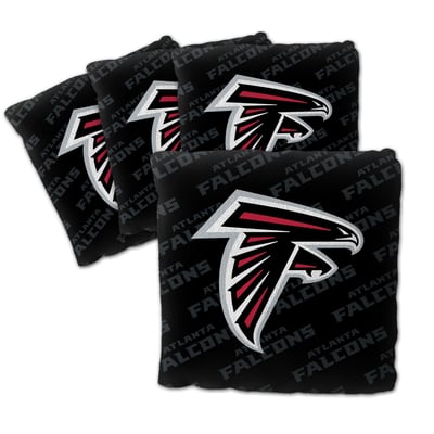 Atlanta Falcons Fanpoint Four-Piece Cornhole Bag Set