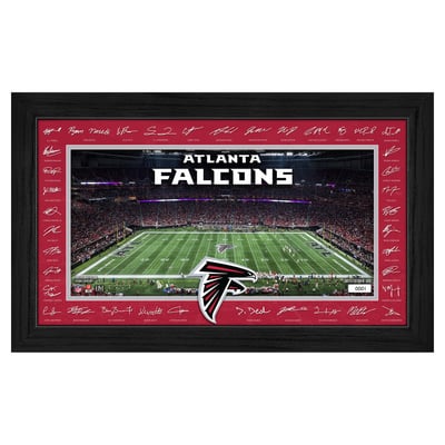 Atlanta Falcons Highland Mint 12" x 20" 2026 Signature Gridiron Panoramic Framed Photo