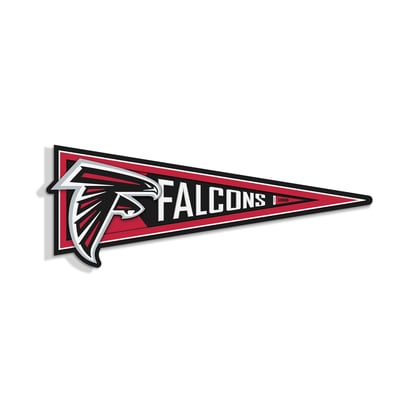 Atlanta Falcons IDNA 23" 3D Pennant Wall Art