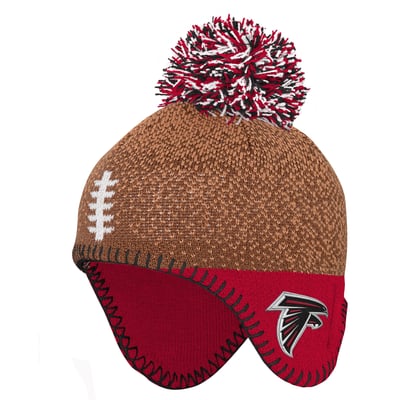 Atlanta Falcons Outerstuff Infant Football Head Knit Hat - Brown