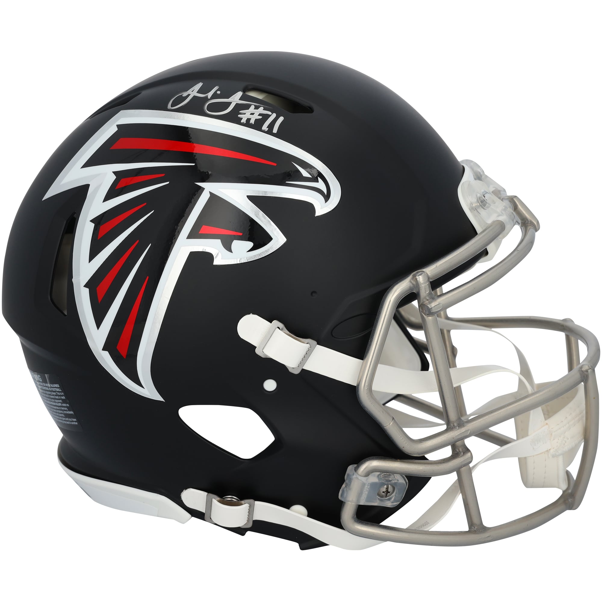 Julio Jones Atlanta Falcons Autographed Riddell Speed Authentic Helmet