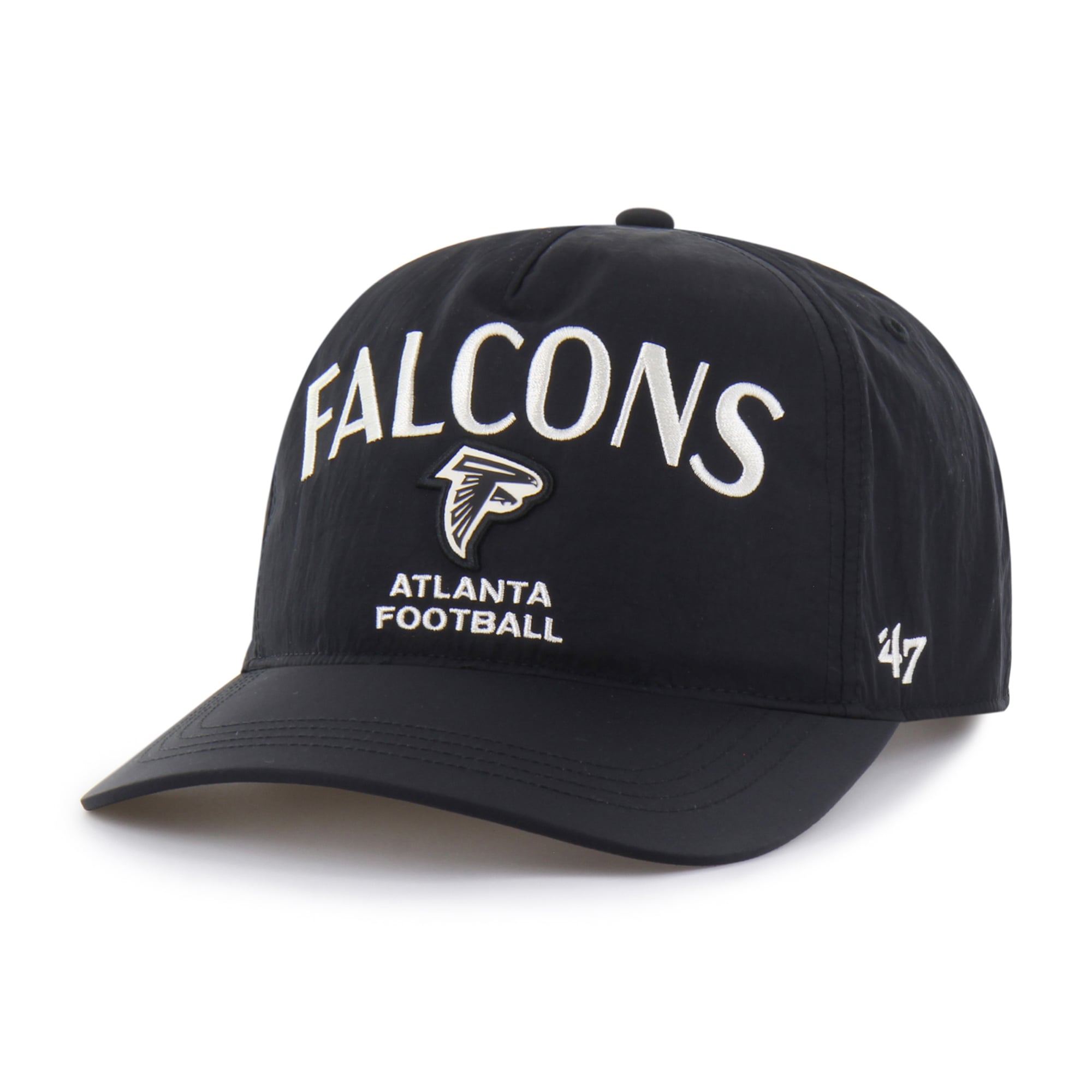 Men's '47 Black Atlanta Falcons Modernia Hitch Adjustable Hat