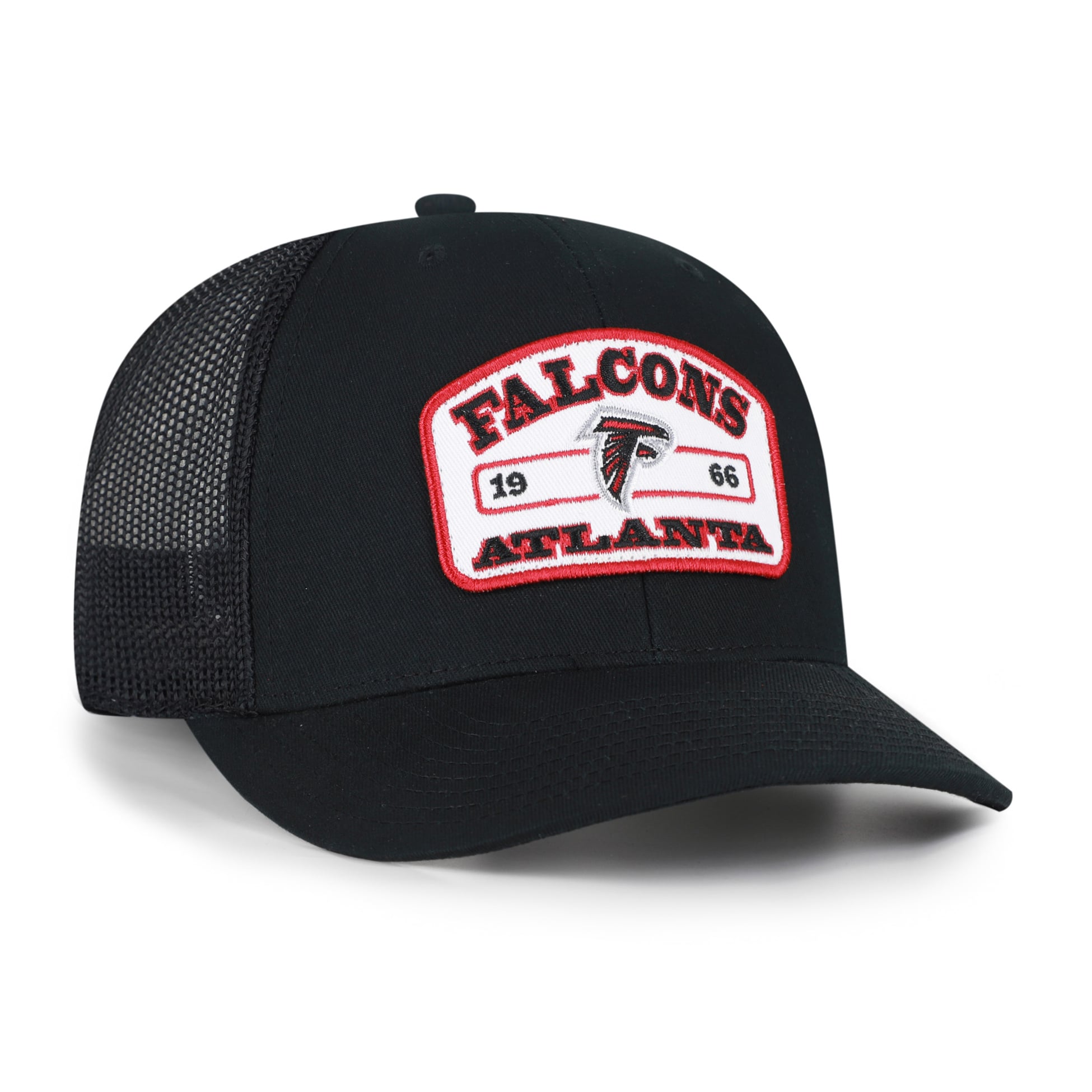 Men's '47 Black Atlanta Falcons Roadway Adjustable Trucker Hat