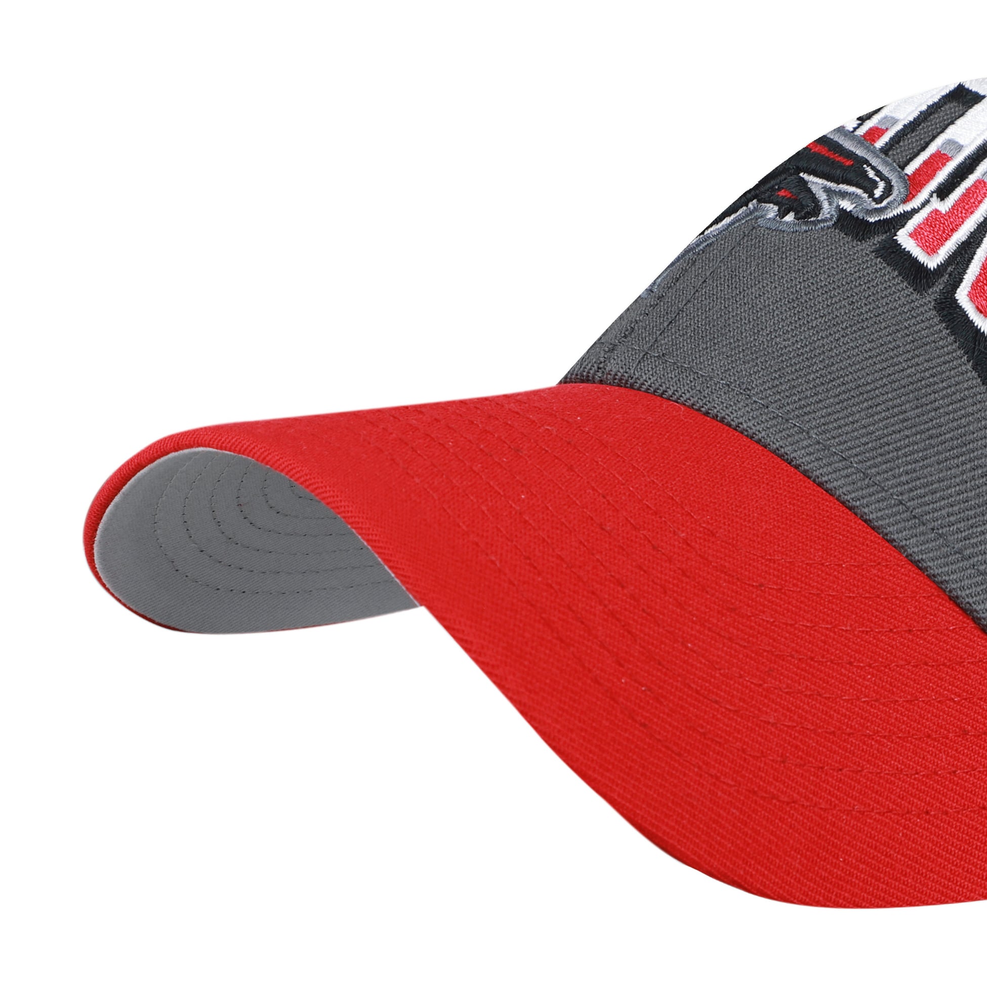 Men's '47 Charcoal Atlanta Falcons Split Block MVP Adjustable Hat