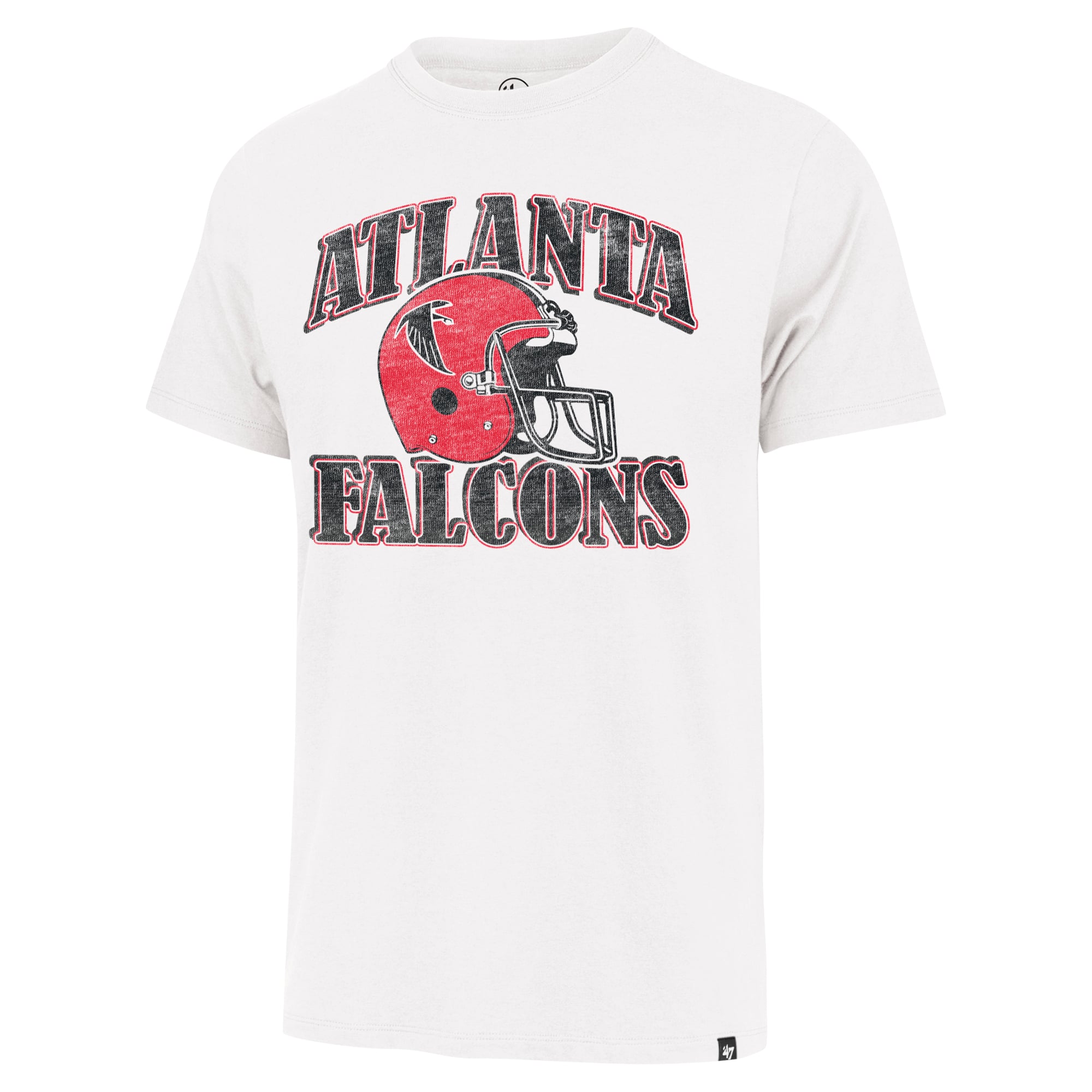 T-shirt rétro Atlanta Falcons Overrun Franklin pour homme, couleur crème, 1947