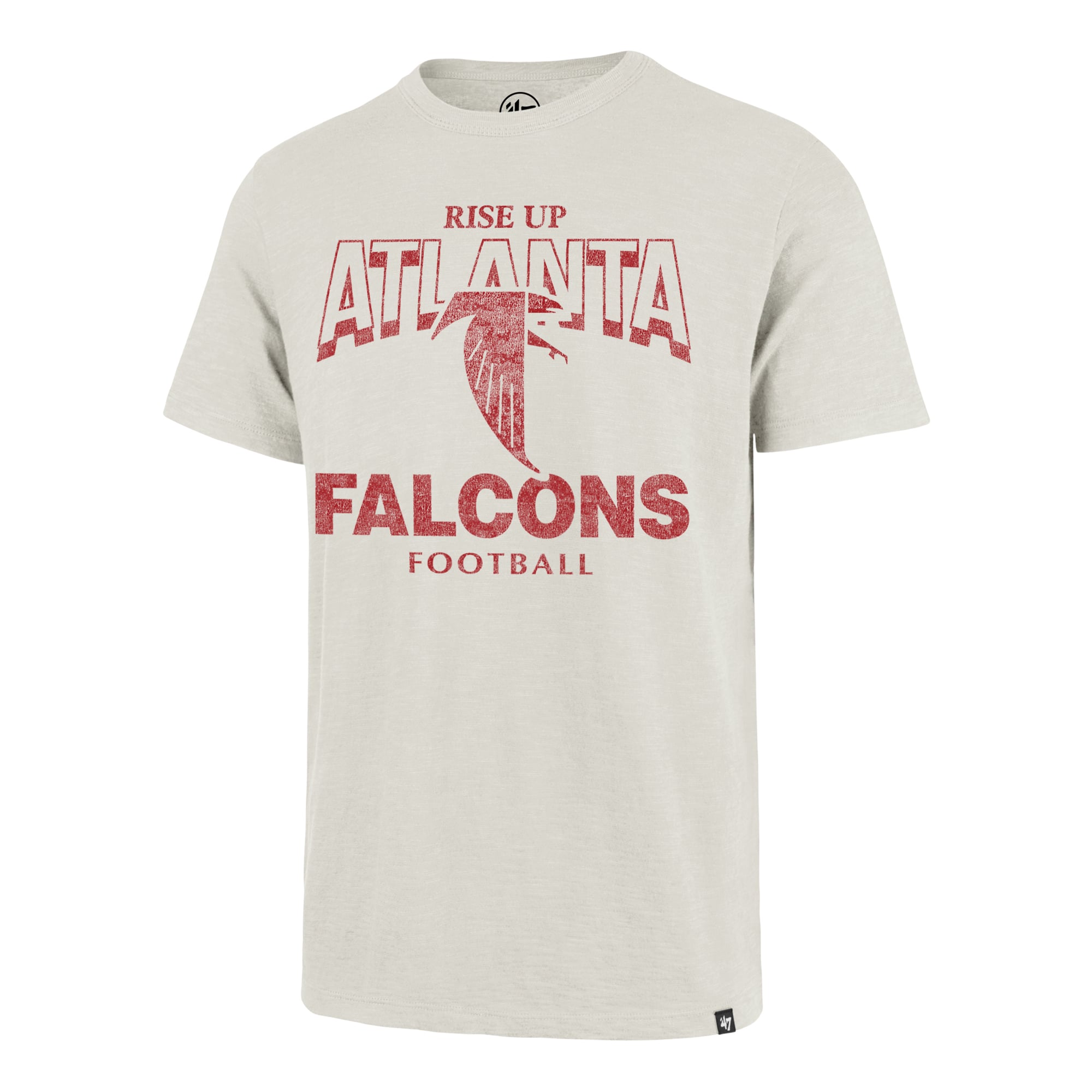 T-shirt homme '47 Natural Atlanta Falcons Head On Scrum Slub