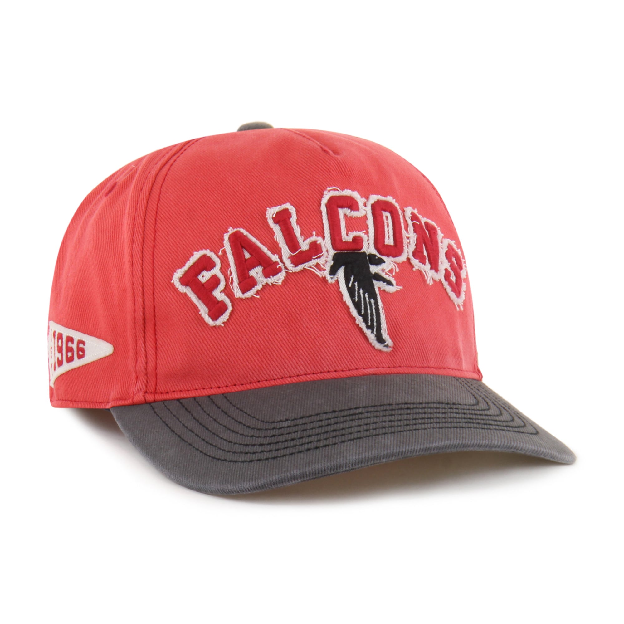 Men's '47 Red Atlanta Falcons Throwback Calderwood Well Worn Hitch Adjustable Hat